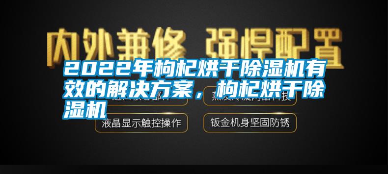 2022年枸杞烘干除濕機有效的解決方案，枸杞烘干除濕機