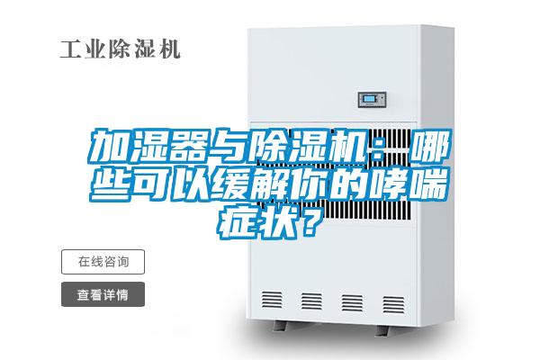 加濕器與除濕機：哪些可以緩解你的哮喘癥狀？