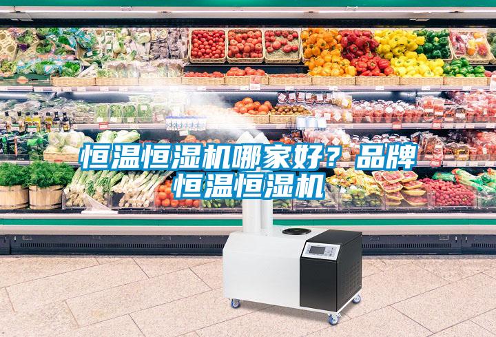 恒溫恒濕機哪家好？品牌恒溫恒濕機