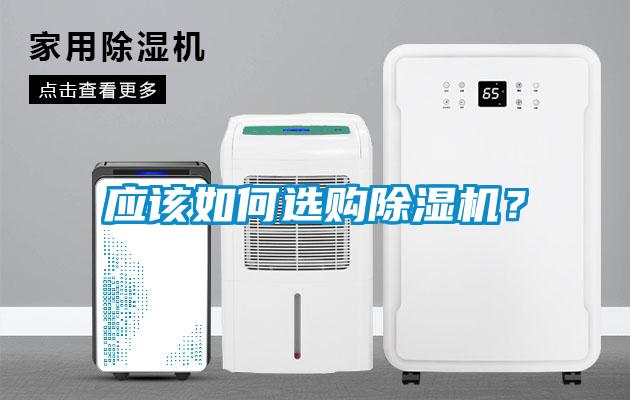 應該如何選購除濕機？