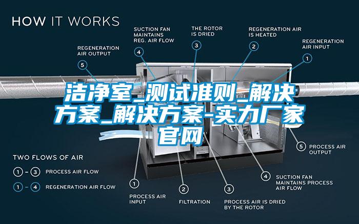 潔凈室_測試準則_解決方案_解決方案-實力廠家官網