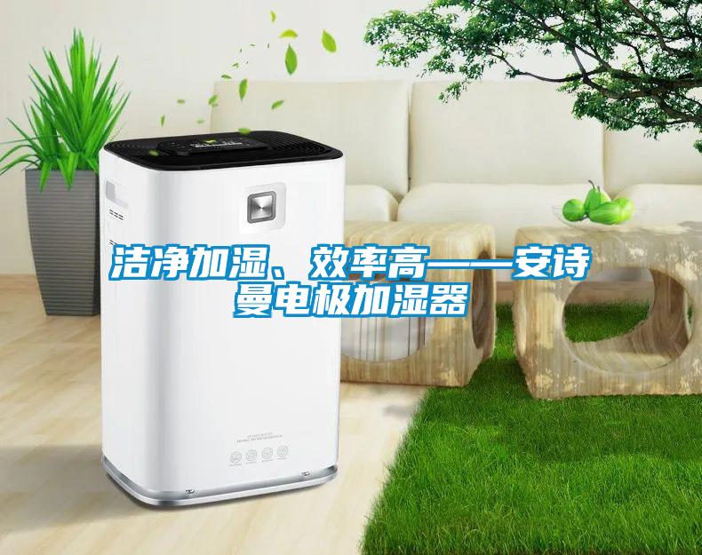 潔凈加濕、效率高——安詩曼電極加濕器