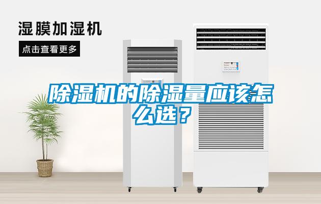 除濕機的除濕量應該怎么選？