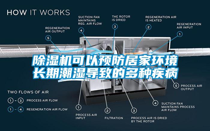 除濕機可以預防居家環境長期潮濕導致的多種疾病