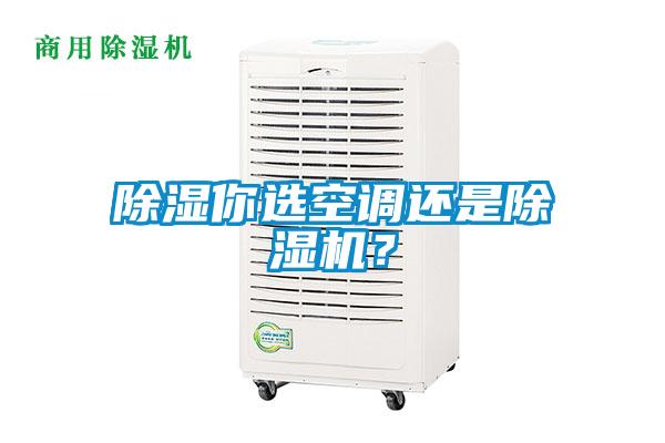 除濕你選空調還是除濕機？