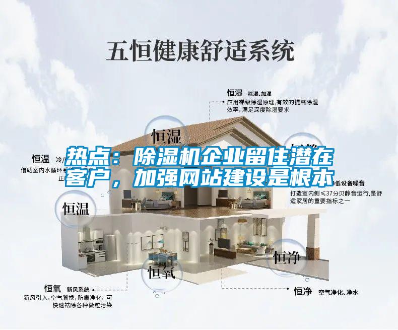 熱點：除濕機企業留住潛在客戶，加強網站建設是根本