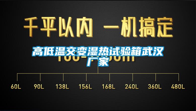 高低溫交變濕熱試驗箱武漢廠家