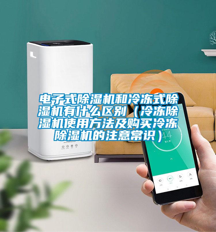 電子式除濕機和冷凍式除濕機有什么區別（冷凍除濕機使用方法及購買冷凍除濕機的注意常識）