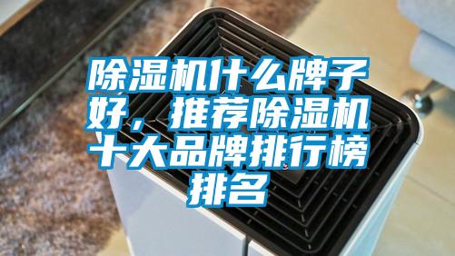 除濕機什么牌子好，推薦除濕機十大品牌排行榜排名