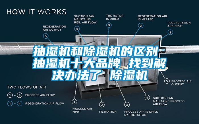 抽濕機和除濕機的區別 抽濕機十大品牌 找到解決辦法了 除濕機