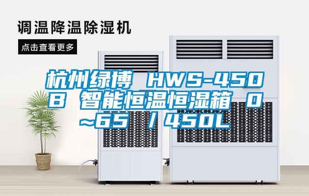 杭州綠博 HWS-450B 智能恒溫恒濕箱 0~65℃／450L