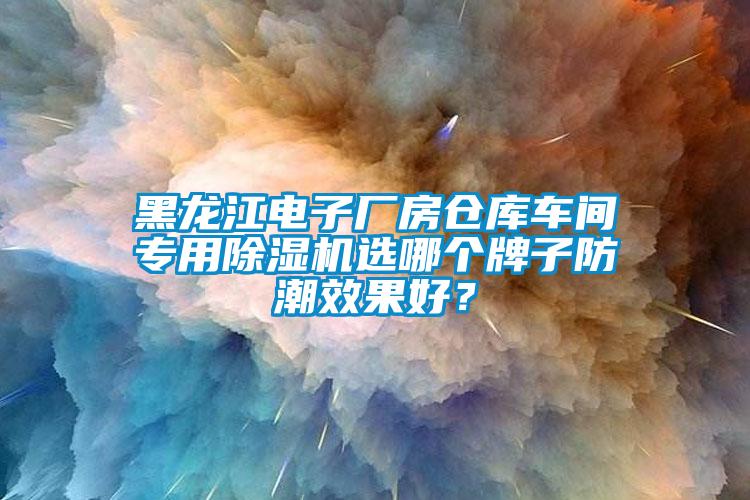 黑龍江電子廠房倉庫車間專用除濕機選哪個牌子防潮效果好？