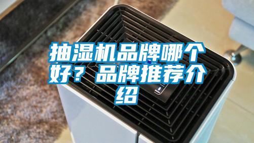 抽濕機品牌哪個好？品牌推薦介紹