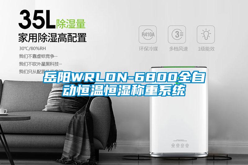 岳陽WRLDN-6800全自動恒溫恒濕稱重系統