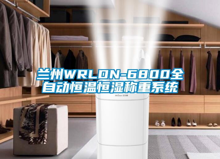 蘭州WRLDN-6800全自動恒溫恒濕稱重系統