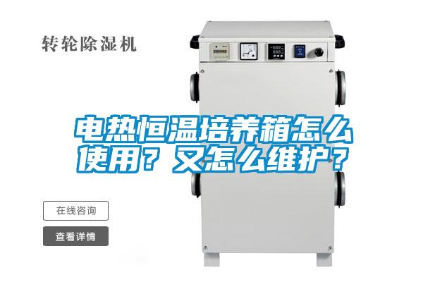 電熱恒溫培養箱怎么使用？又怎么維護？