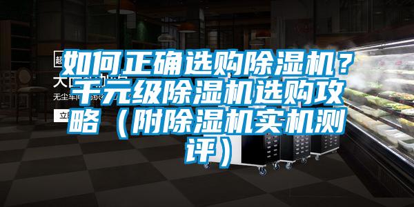 如何正確選購除濕機？千元級除濕機選購攻略（附除濕機實機測評）