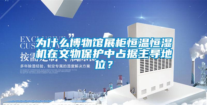 為什么博物館展柜恒溫恒濕機在文物保護中占據主導地位？