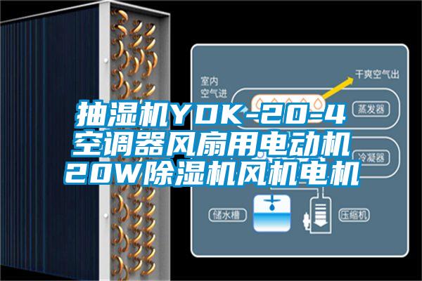 抽濕機YDK-20-4空調器風扇用電動機20W除濕機風機電機