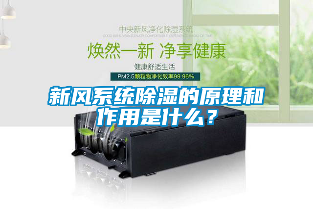 新風系統除濕的原理和作用是什么？