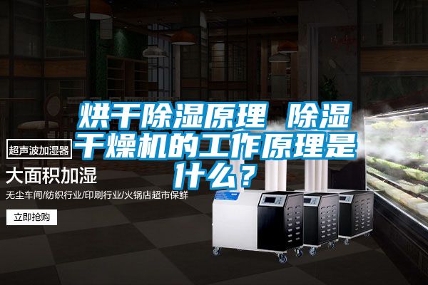 烘干除濕原理 除濕干燥機的工作原理是什么？