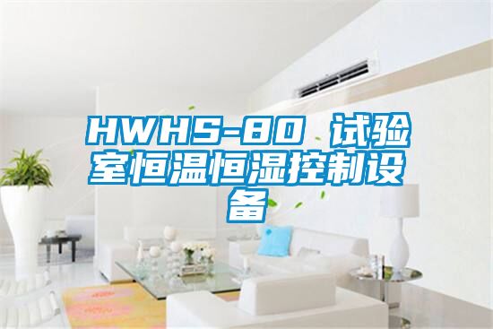 HWHS-80 試驗室恒溫恒濕控制設備