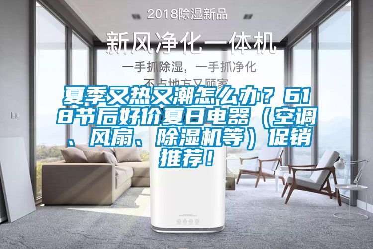 夏季又熱又潮怎么辦？618節后好價夏日電器（空調、風扇、除濕機等）促銷推薦！