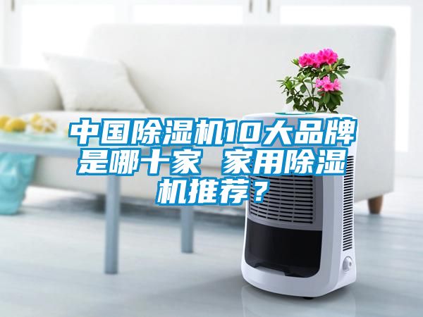 中國除濕機10大品牌是哪十家 家用除濕機推薦？