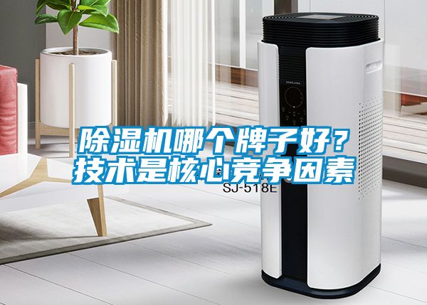 除濕機哪個牌子好？技術是核心競爭因素