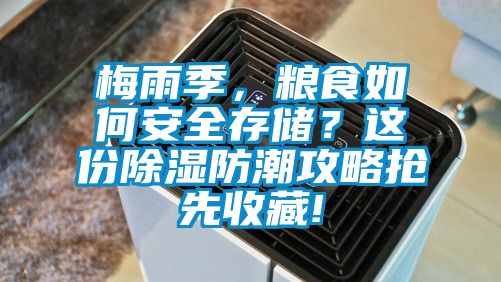 梅雨季，糧食如何安全存儲？這份除濕防潮攻略搶先收藏!