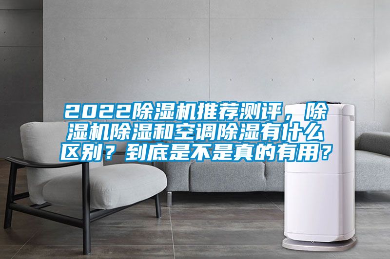 2022除濕機推薦測評，除濕機除濕和空調除濕有什么區別？到底是不是真的有用？