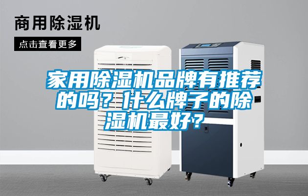 家用除濕機品牌有推薦的嗎？什么牌子的除濕機最好？